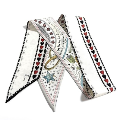 【運命の輪】ディオール レディース スカーフ バンダナ シルク ミッツァ