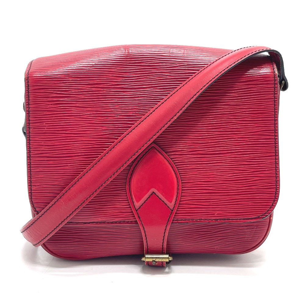 ルイヴィトン LOUIS VUITTON カルトシエール MM M52247 エピ カバン ポシェット 斜め掛け ショルダーバッグ エピレザー カスティリアンレッド レッド