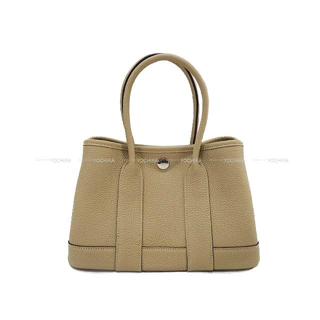 【恵比寿明治通り店】HERMES エルメス ハンドバッグ ネオ ガーデンパーティ 23 トレンチ ネゴンダ シルバー金具 K刻印 新品
