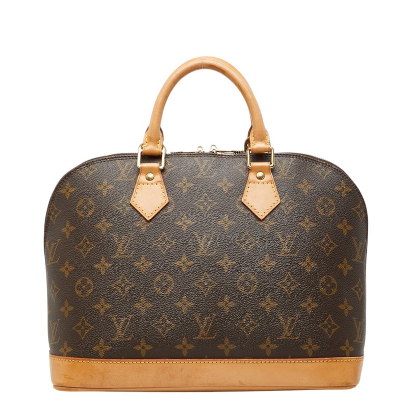 ルイ ヴィトン モノグラム アルマ ハンドバッグ M51130 ブラウン PVC レザー レディース LOUIS VUITTON 中古