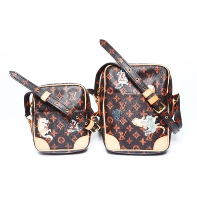 ヴィトン LV 2018年製 キャットグラム パナムセット ショルダーバッグ【中古】
