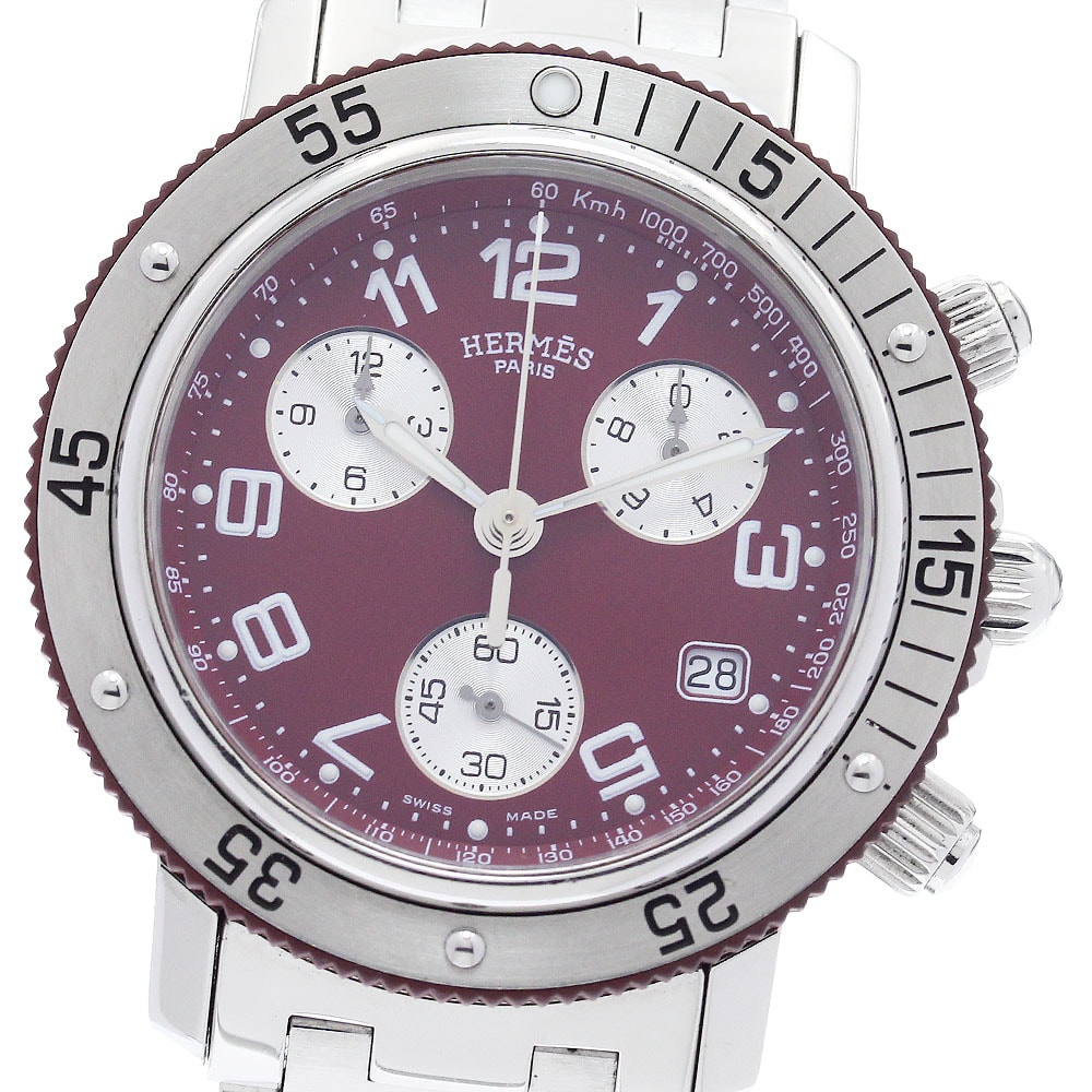 エルメス クリッパーダイバー CL2.918 メンズ 【中古】