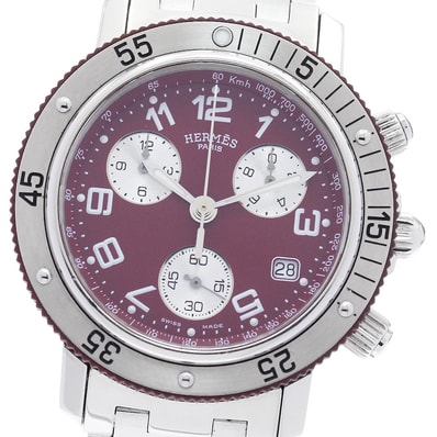 エルメス クリッパーダイバー CL2.918 メンズ 【中古】