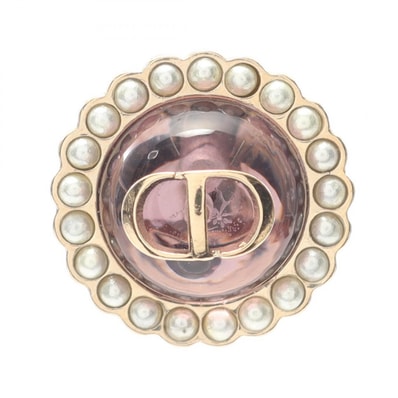 ディオール Dior Petit CD Baroque ピアス ジュエリー GP(ゴールドメッキ) レディース ゴールド系 / ピンク系 / ホワイト系 【中古】