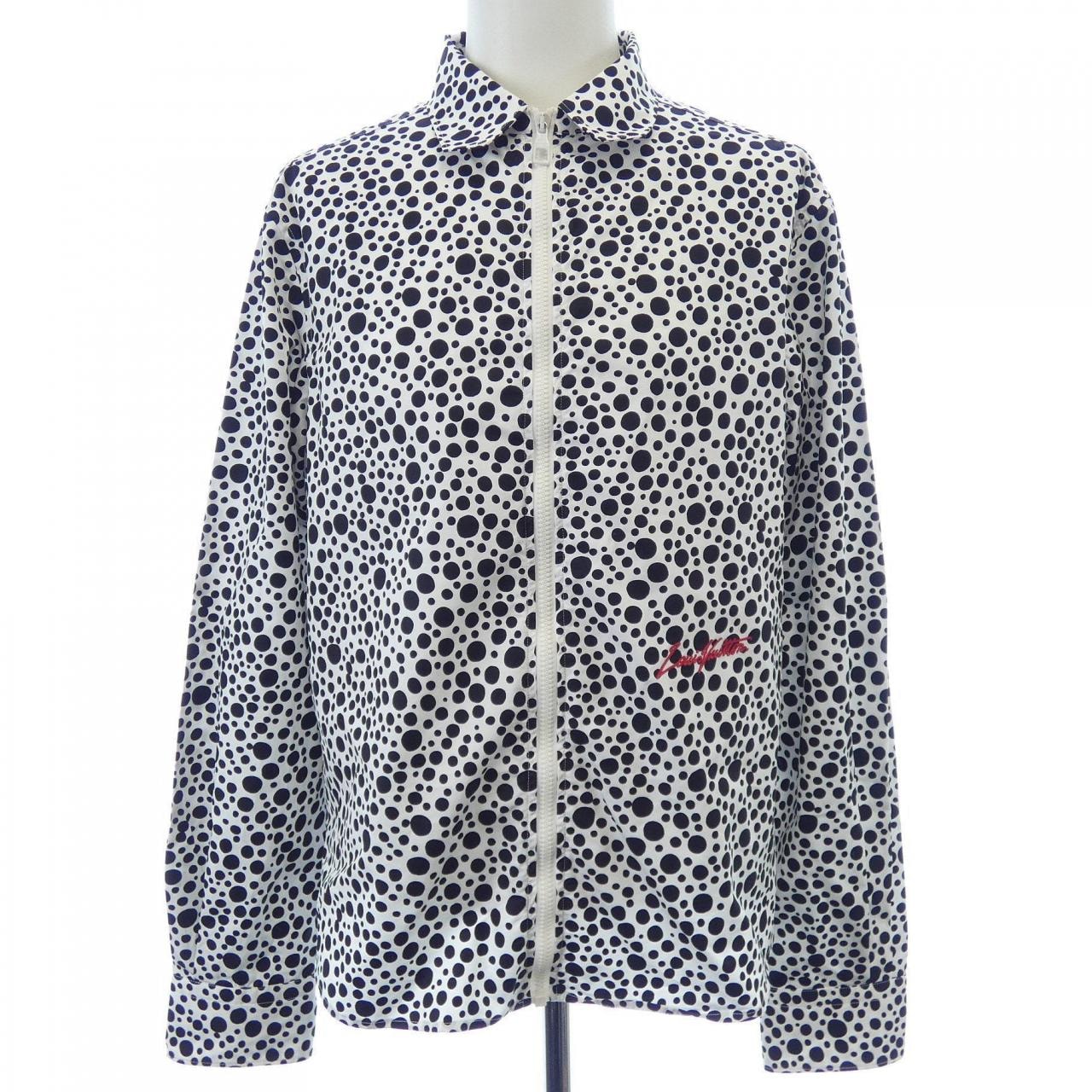 ルイヴィトン LOUIS VUITTON LV×YKインフィニティドットプリンテッドジップドシャツ HOS30WV29 草間彌生 ジャケット