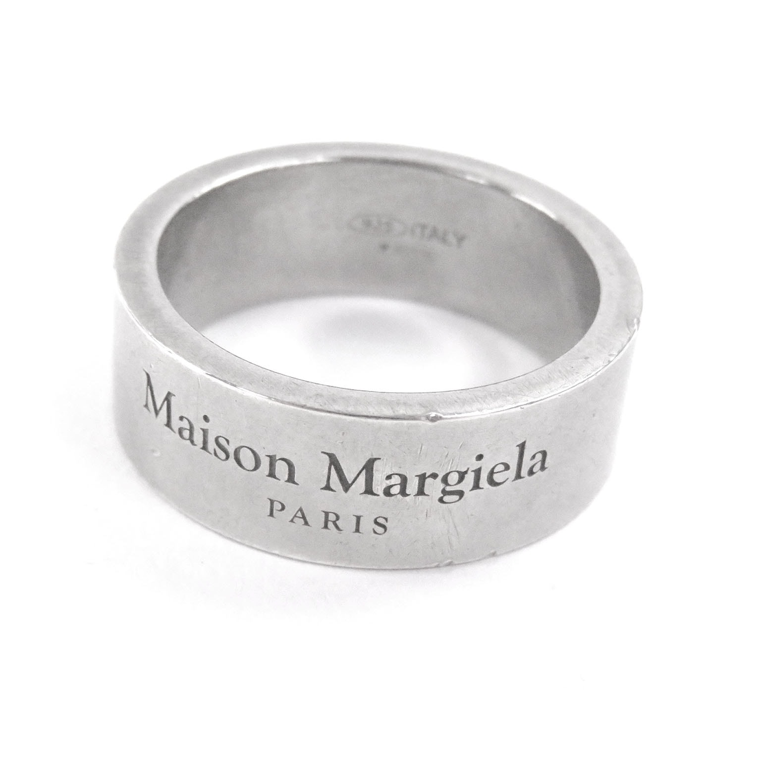 良品 メゾンマルジェラ リング・指輪 シルバー メンズ JP21号相当