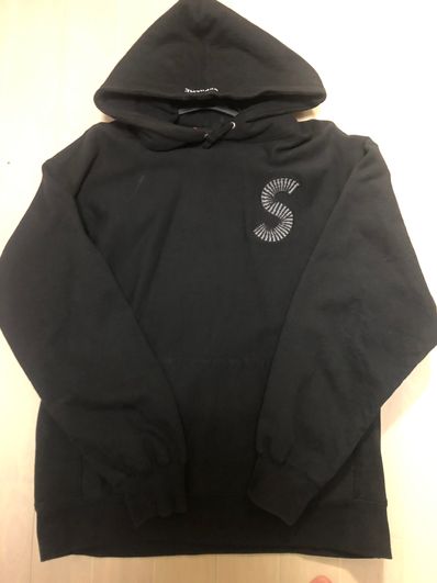 Supreme S Logo Hooded Sweatshirt "Black" (20FW)