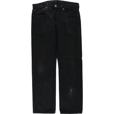 古着 リーバイス Levi's 501 ブラックデニム ストレートデニムパンツ メンズw34相当/eaa638372