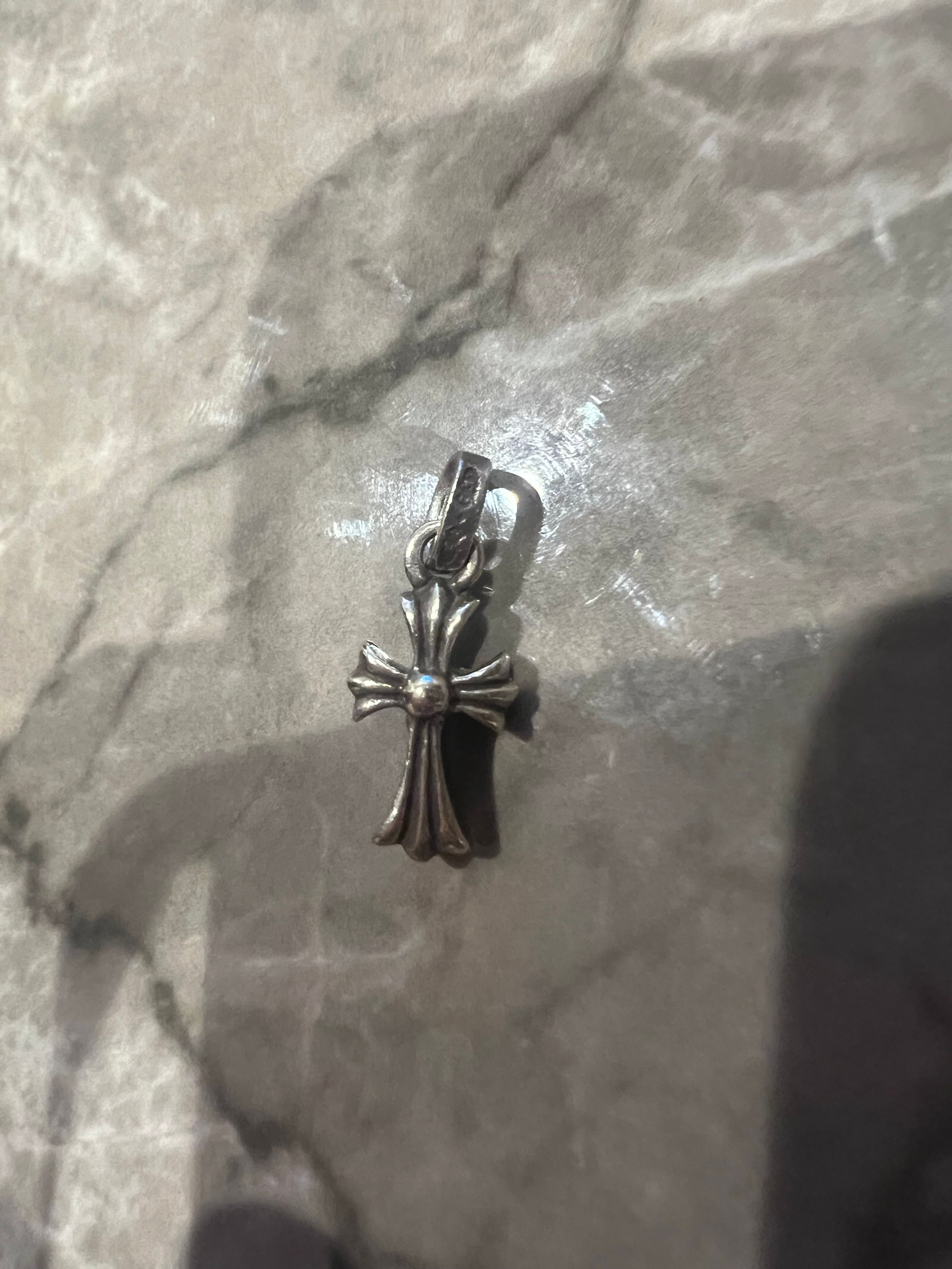 Chrome Hearts CH Cross Baby Fat Charm "Silver"