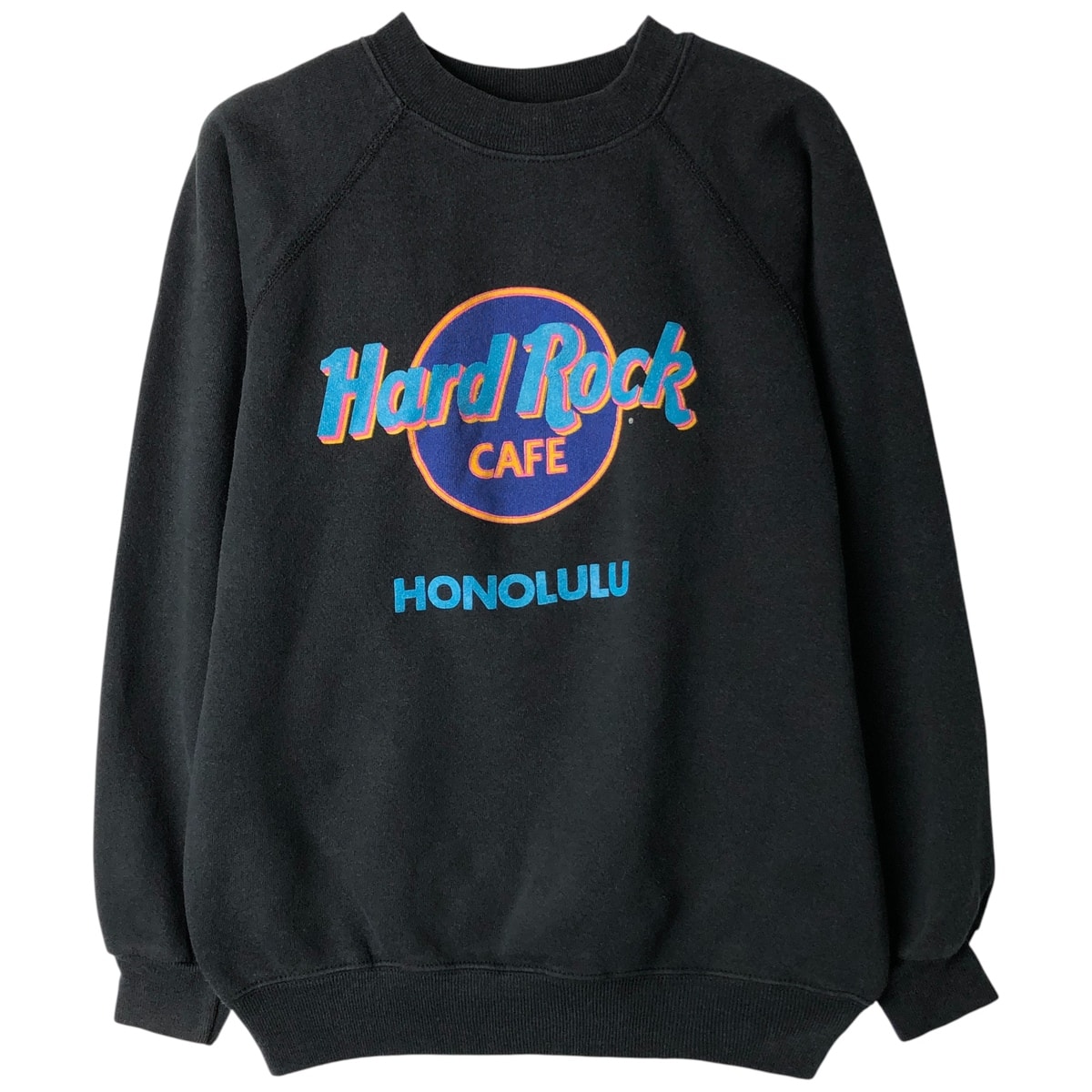 古着 90年代 ヘインズ Hanes HARD ROCK CAFE ハードロックカフェ アドバタイジング スウェットシャツ トレーナー USA製 メンズM相当 ヴィンテージ/eaa613789