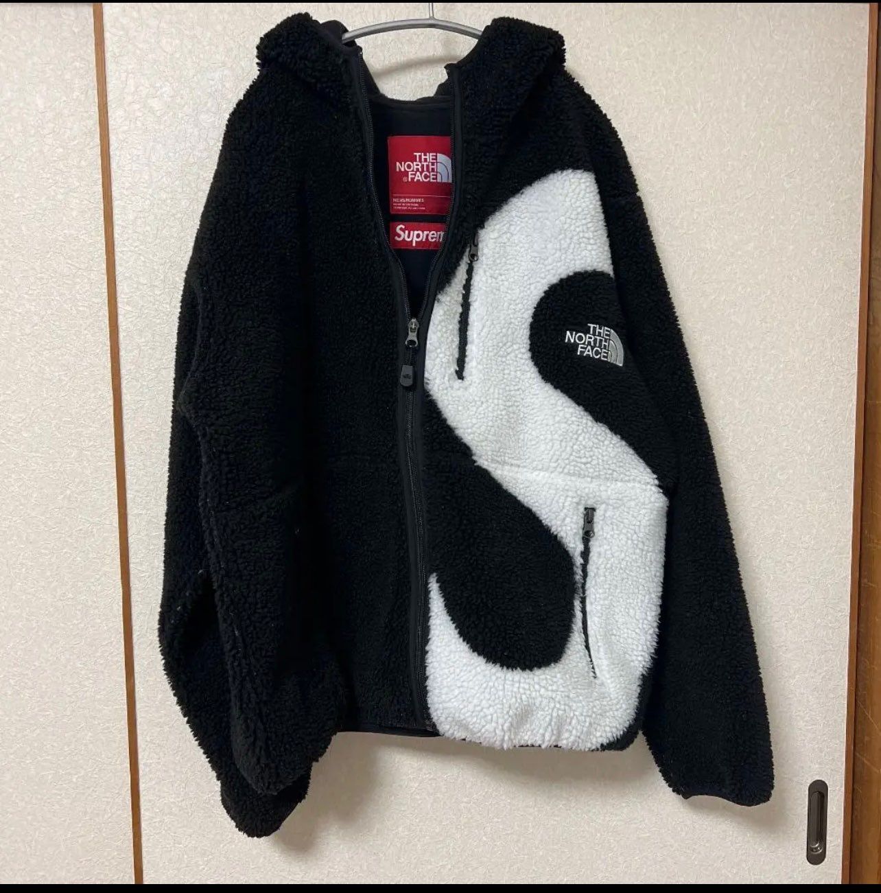 Supreme x The North Face S Logo Hooded Fleece Jacket "Black"