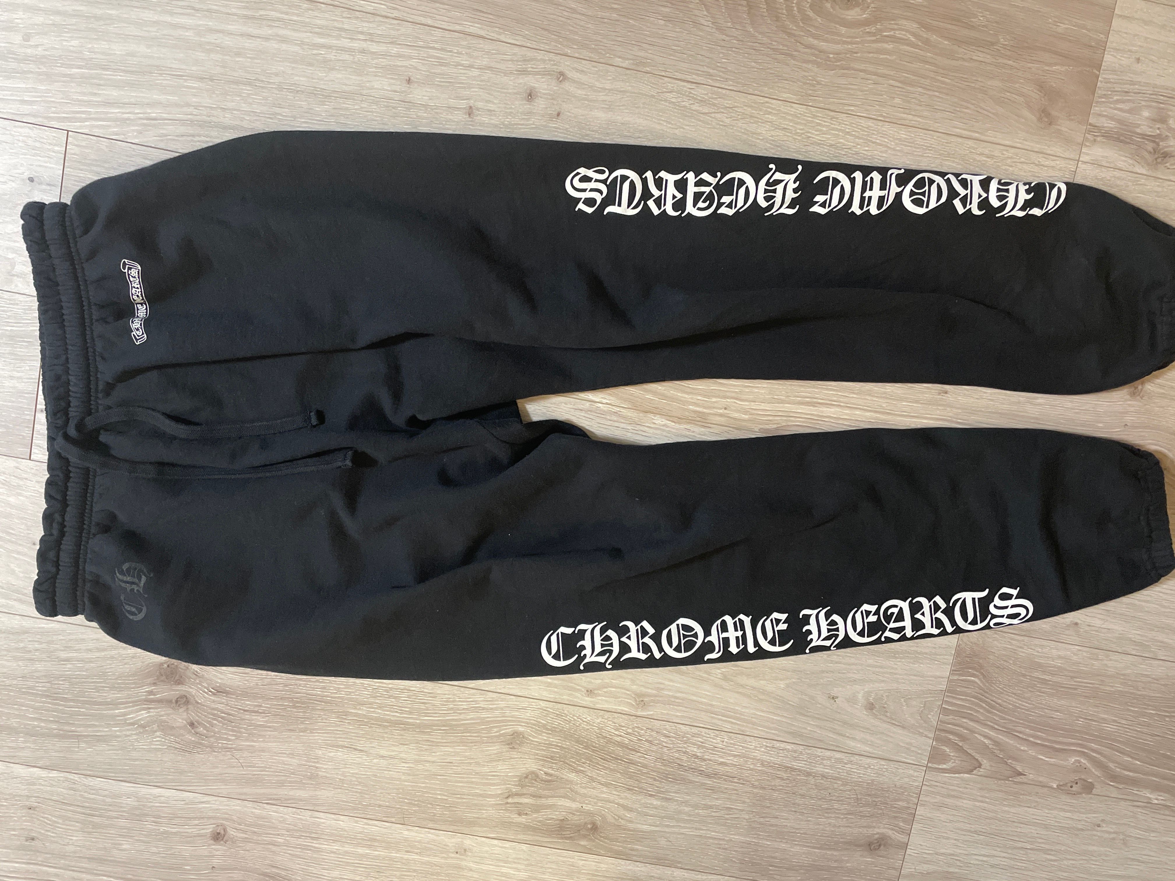 Chrome Hearts Logo Sweatpants "Black"