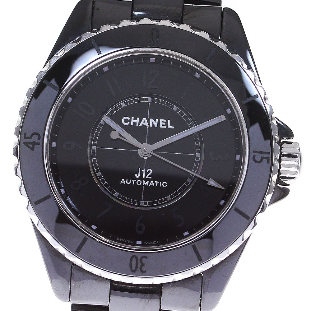 ☆良品 ★保 シャネル J12 ファントム  H6185 メンズ 【中古】