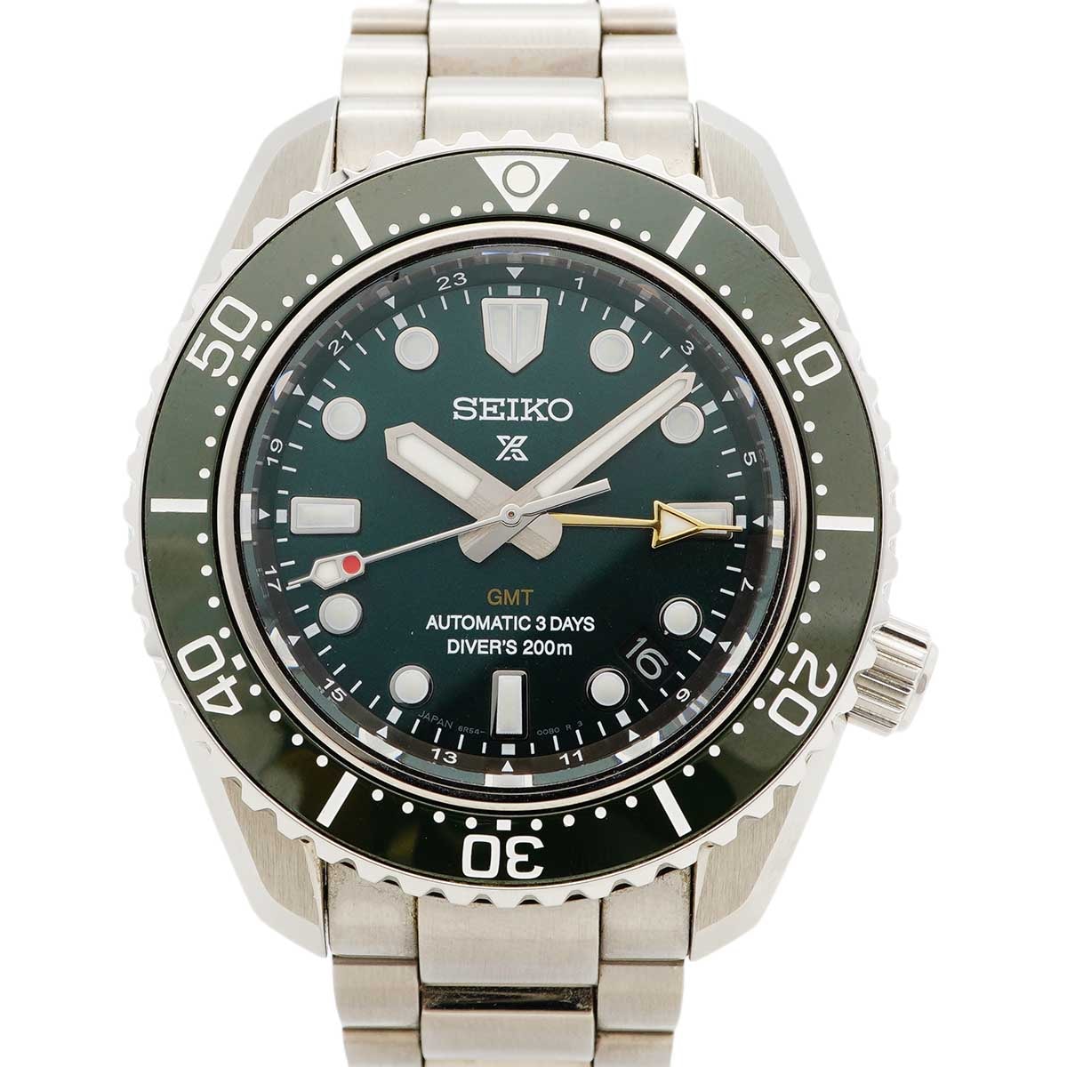 【6wdd0308】セイコー プロスペックス SBEJ009/6R54-00D0 グリーン文字盤【中古】腕時計 メンズ