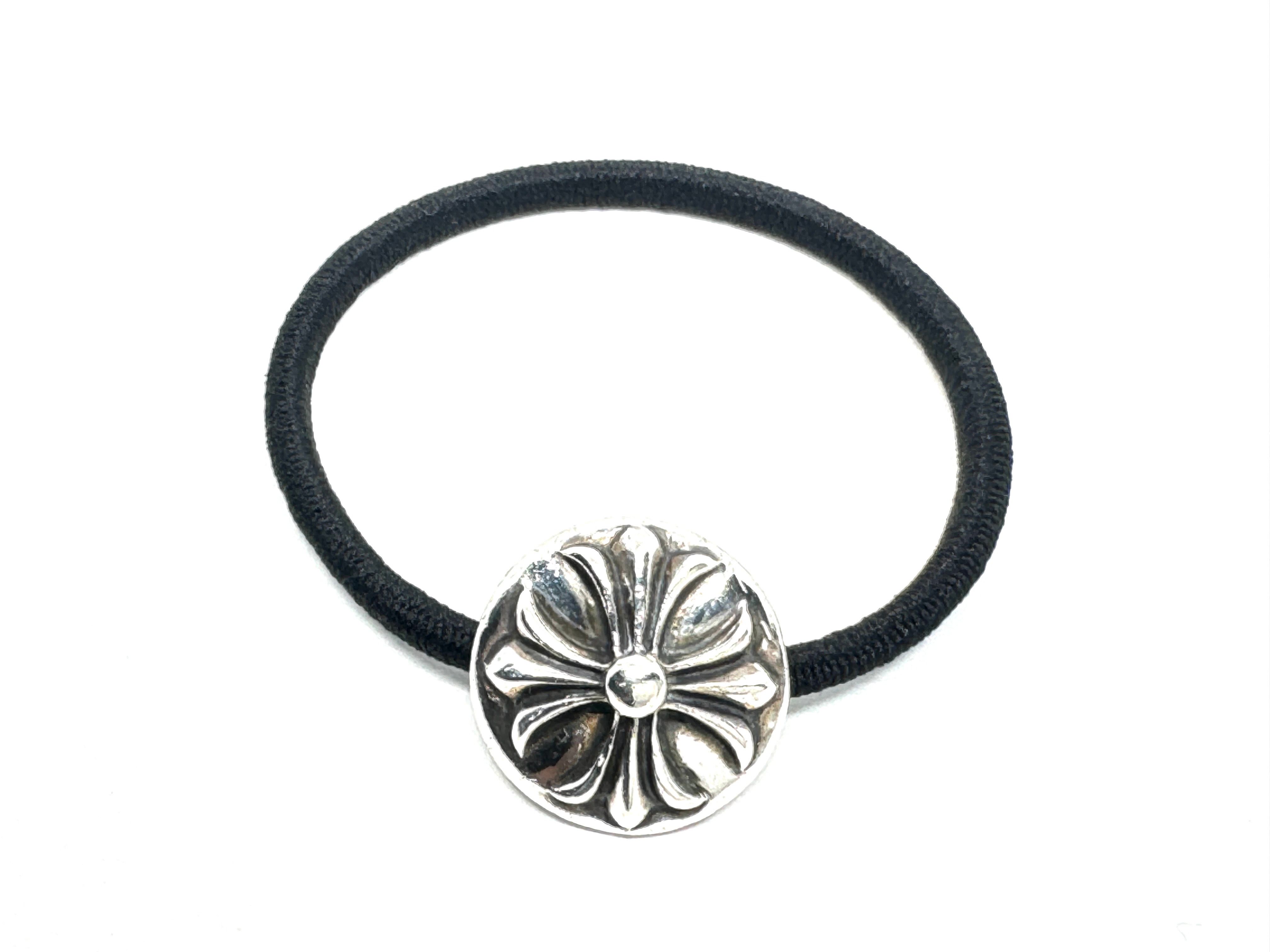 Chrome Hearts Hair Band # 2 Cross Bracelet "Black"