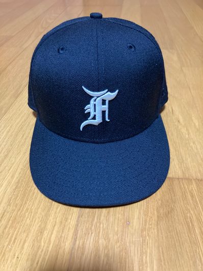 NEW ERA FEAR OF GOD ESSENTIALS 59FIFTY F LOGO Under Visor "Black"