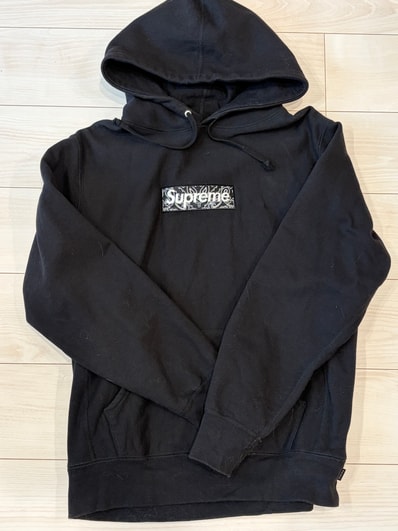 Supreme Bandana Box Logo Hooded Sweatshirt "Black"