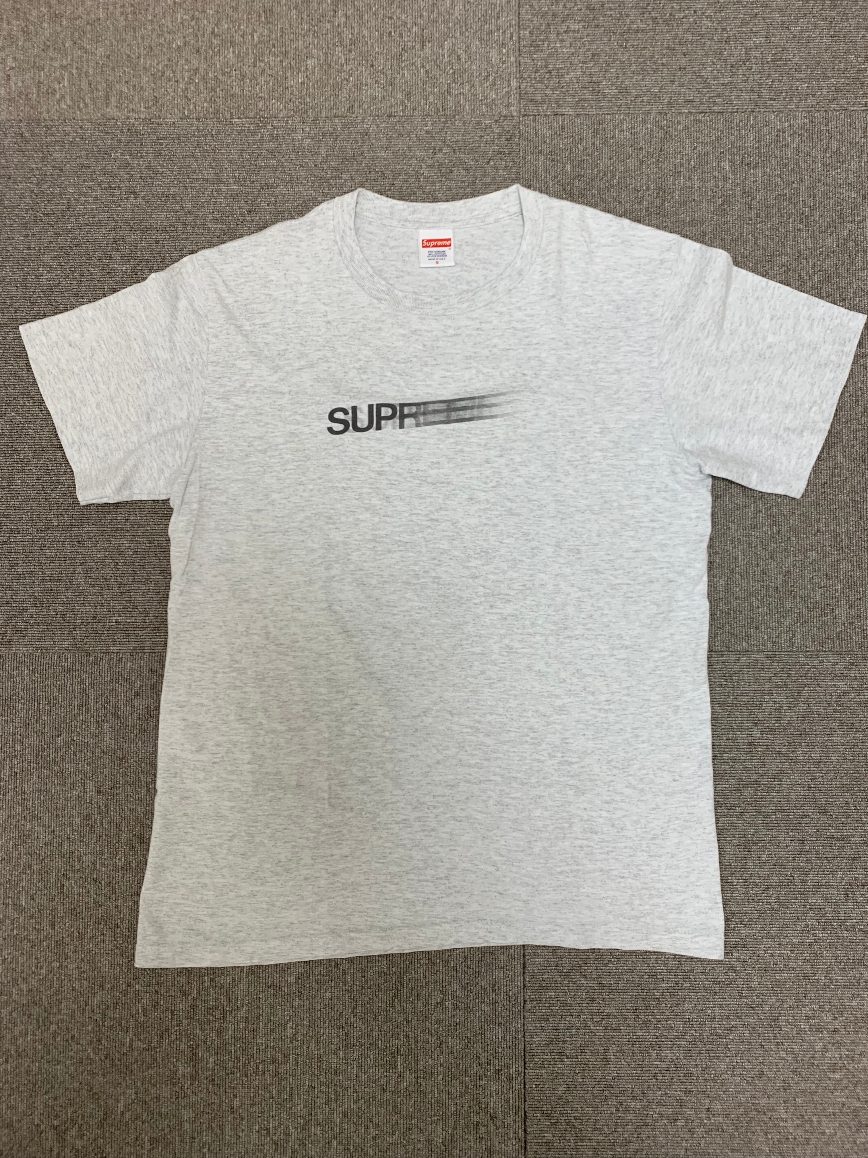 Supreme Motion Logo Tee "Ash Grey" (20SS)
