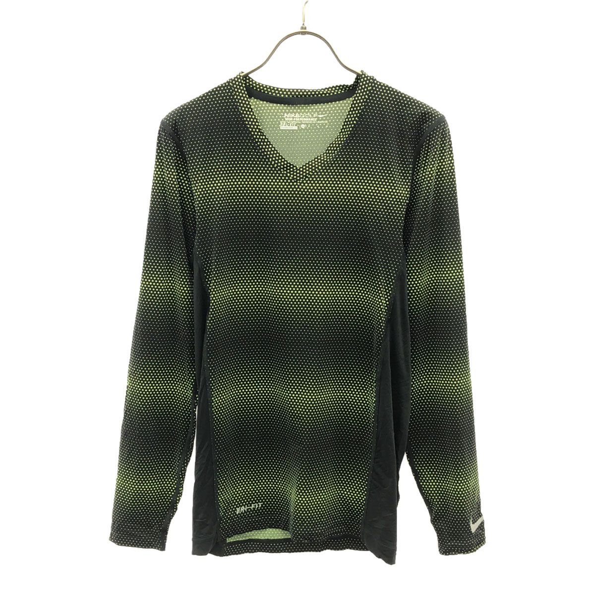 NIKE ゴルフ 長袖 DRI-FIT UV クールタッチベースレイヤー Vネック シャツ