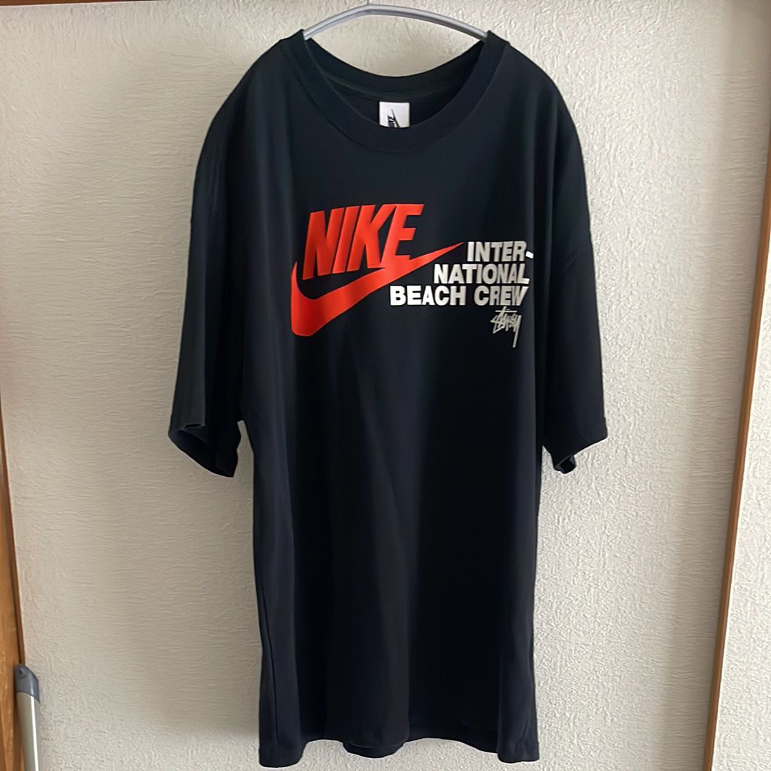 Nike x Stussy International Beach Crew T-Shirt "Black"