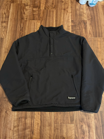 Supreme Polartec Shearling Reversible Pullover "Black" (23FW)
