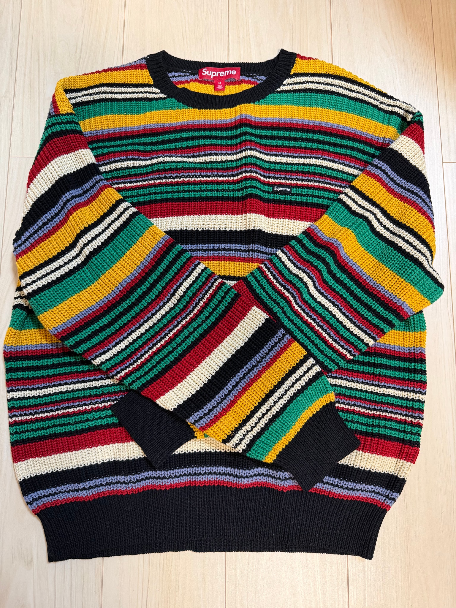 Supreme Small Box Ribbed Sweater "Multi"