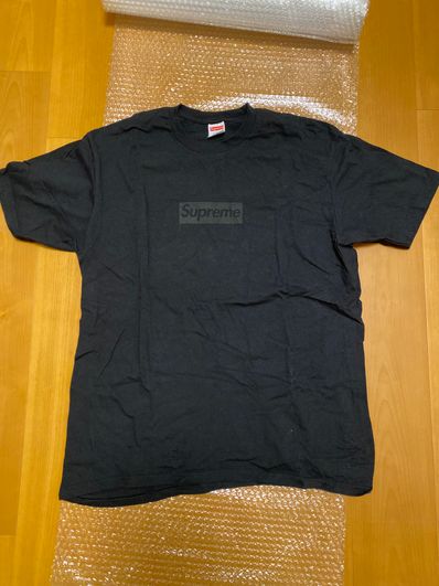 Supreme Tonal Box Logo Tee "Black"