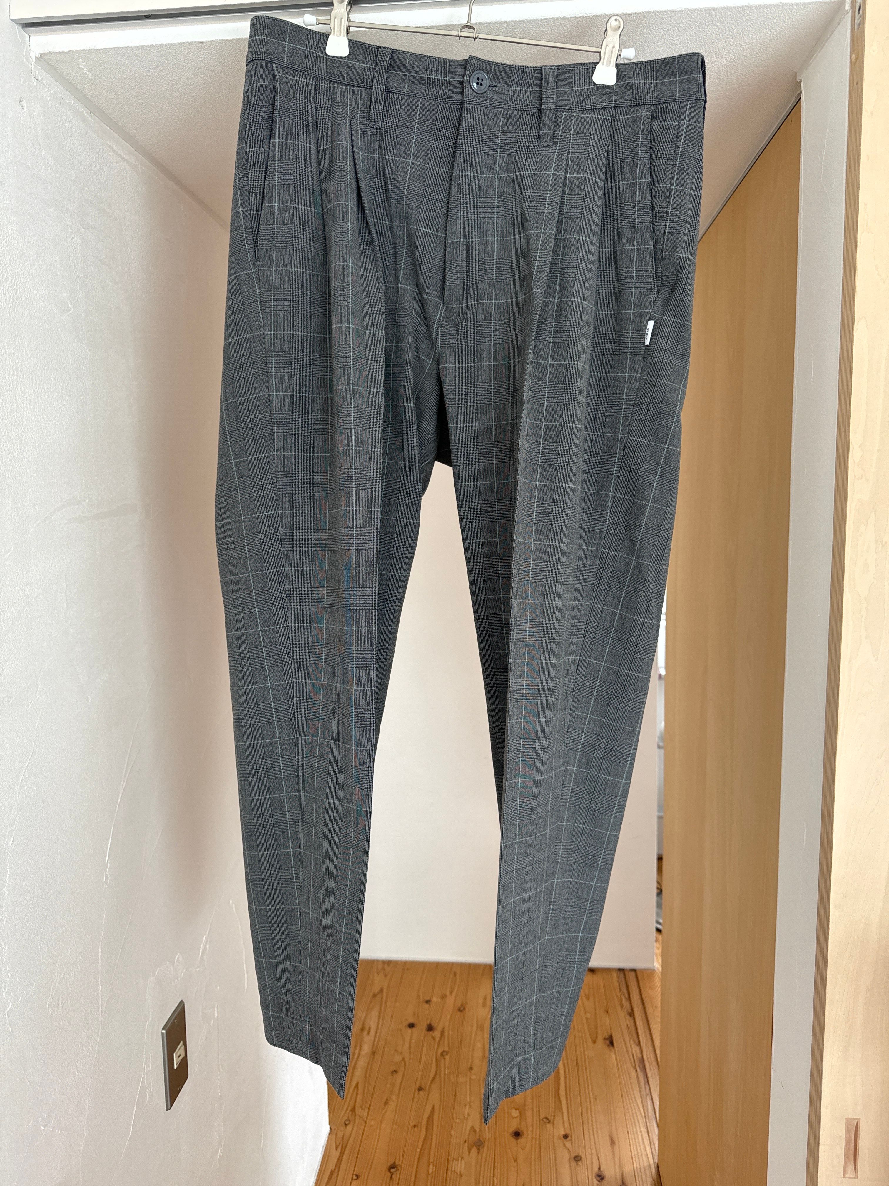 TUCK TROUSERS RAPO WEATHER TEXTILE