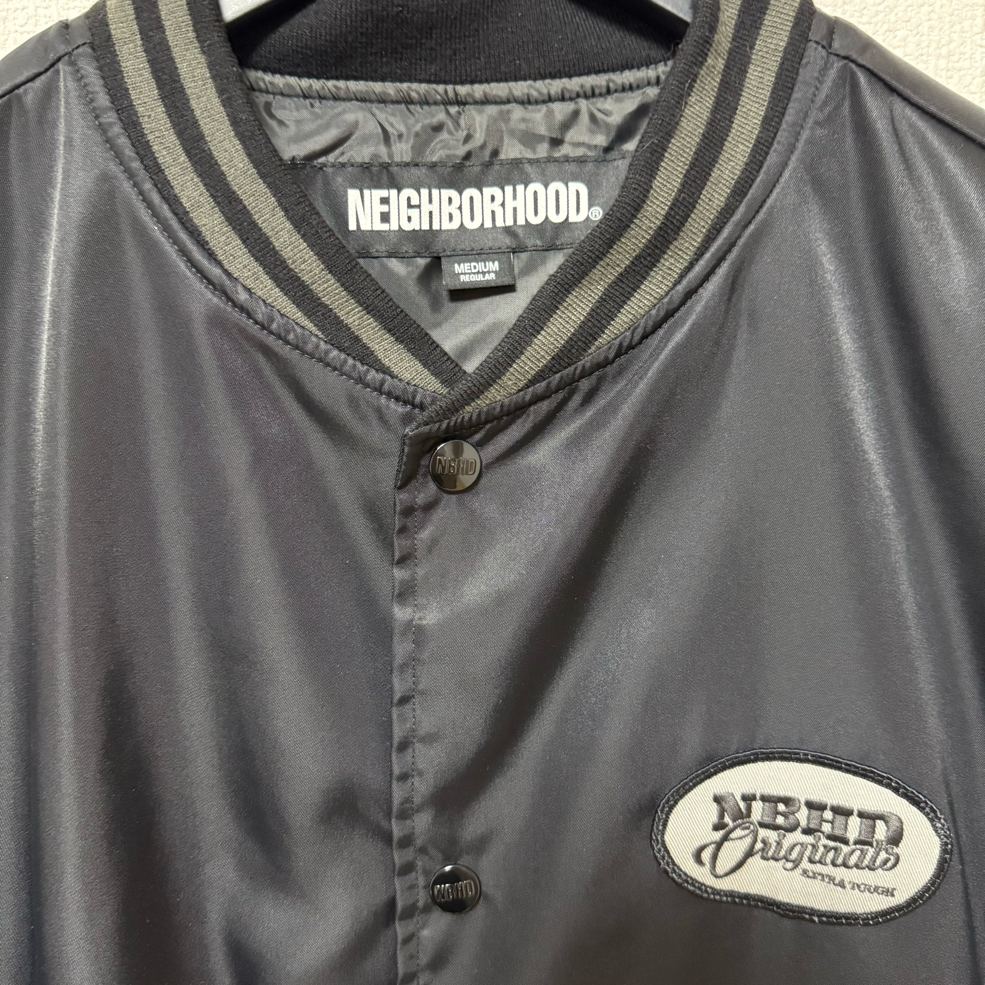 NEIGHBORHOOD Baseball Jacket "Black"