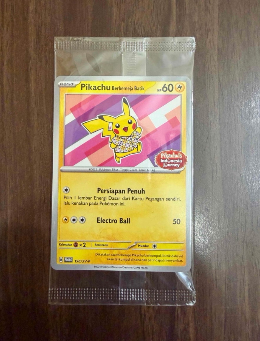 バティックシャツを着たピカチュウ (フラワーピカチュウ柄) P [SV-P