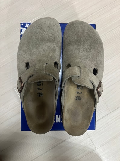 BIRKENSTOCK Boston "Taupe" (Original Footbed)