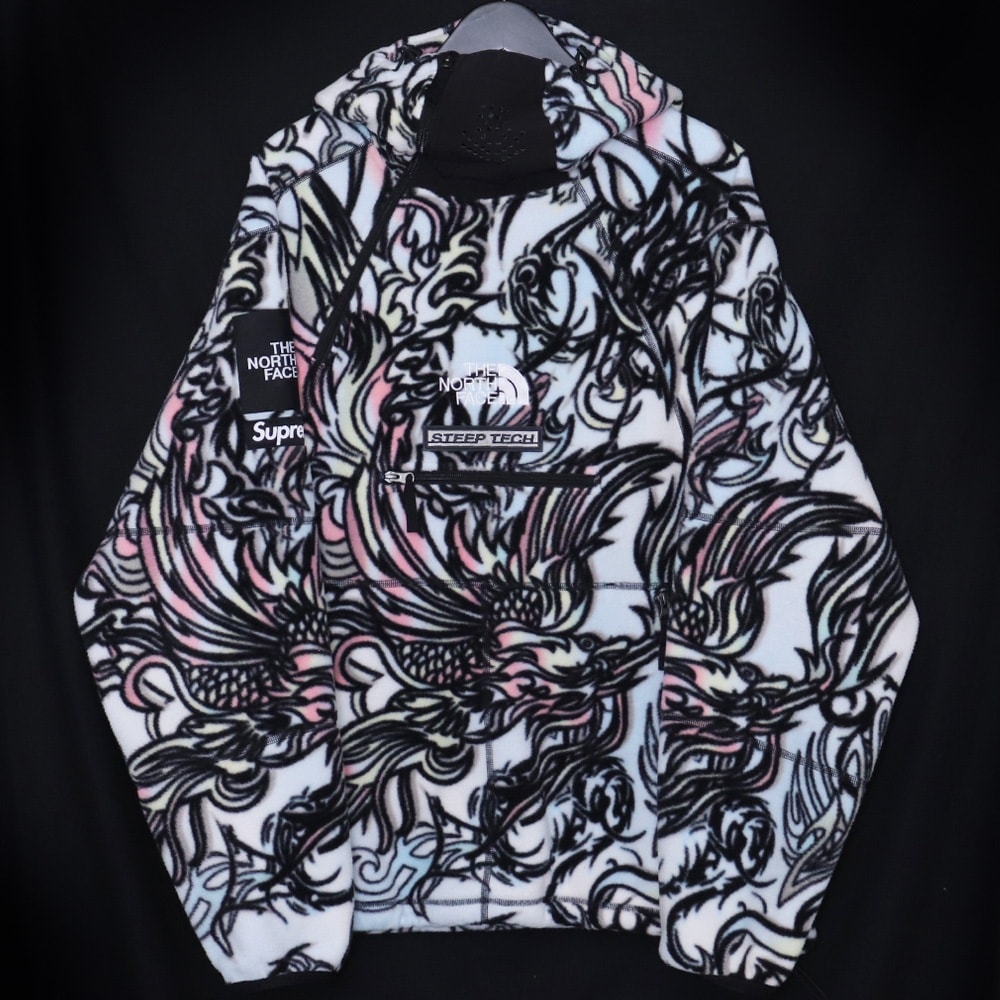 Supreme x The North Face Steep Tech Fleece Pullover "Multicolor Dragon"
