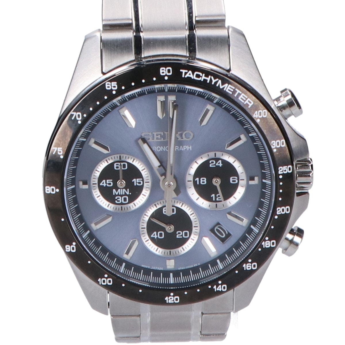 セイコー 【美品】SBTR027 Selection SPIRIT セレクション スプリット 8Tクロノ クオーツ