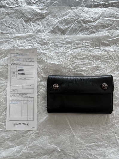 値下げ交渉可能 / 正規品!CHROME HEARTS クロムハーツ ウェーブ WAVE ウォレット 財布