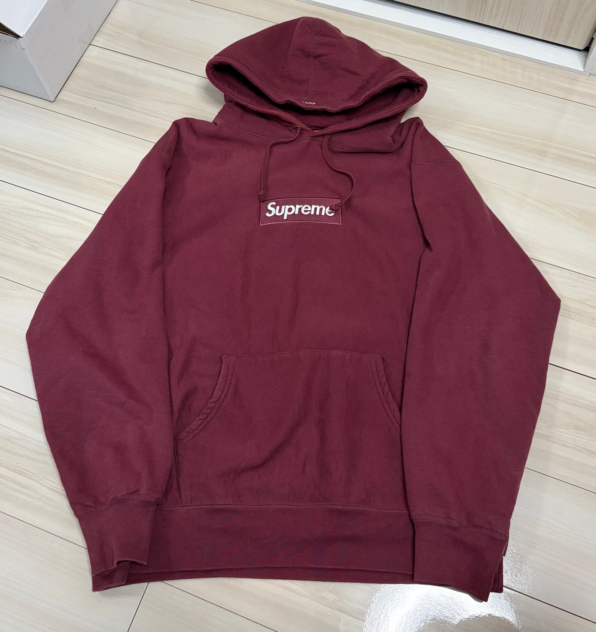 Supreme Box Logo Hooded Sweatshirt "Plum" (21FW)