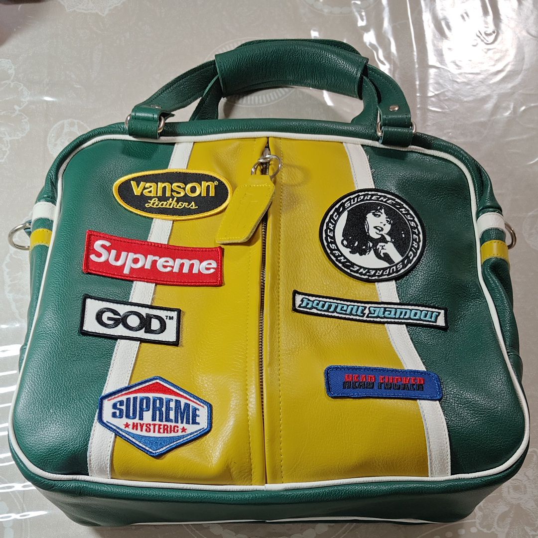 Supreme x HYSTERIC GLAMOUR Vanson Leather Bag "Green"