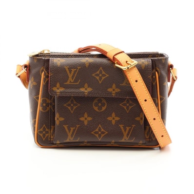 ルイ・ヴィトン LOUIS VUITTON ヴィバシテPM ショルダーバッグ バッグ PVCコーティングキャンバス レザー モノグラム レディース ブラウン系 M51165 【中古】