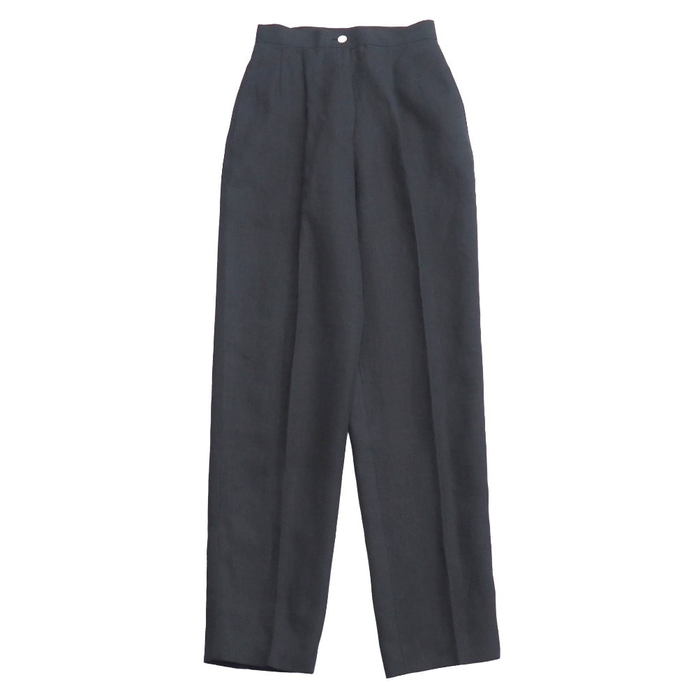 Christian Dior クリスチャンディオール ヴィンテージ パンツ サイズM 総リネン テーパードパンツ スラックス ブランド古着【中古】20260608/RA9703