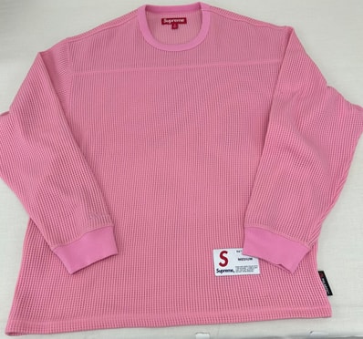 Supreme Polartec Mesh L/S Football Top "Pink"