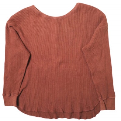 B:MING by BEAMS ビーミング バイ ビームス 19AW サーマルバックヘンリーTシャツ 93-14-0172-213 ONE SIZE ブラウン 長袖 ワッフル カットソー トップス g16748