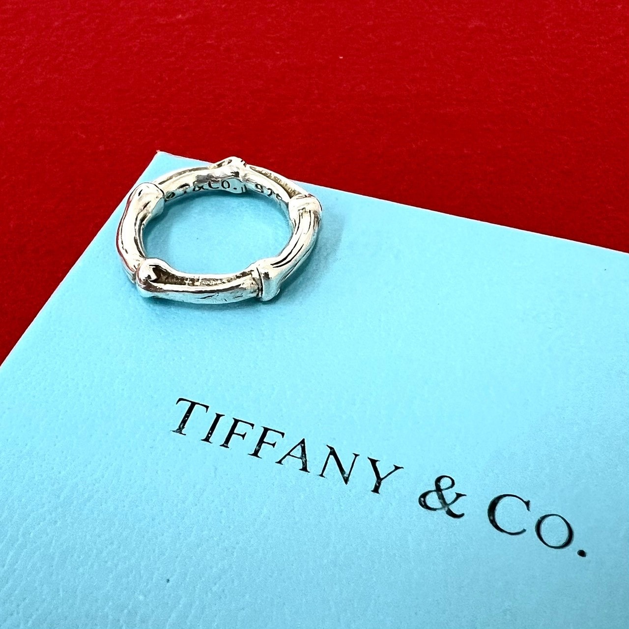 TIFFANY&Co. ティファニー バンブー リング シルバー925 リング・指輪 9号 シルバー
 212-9