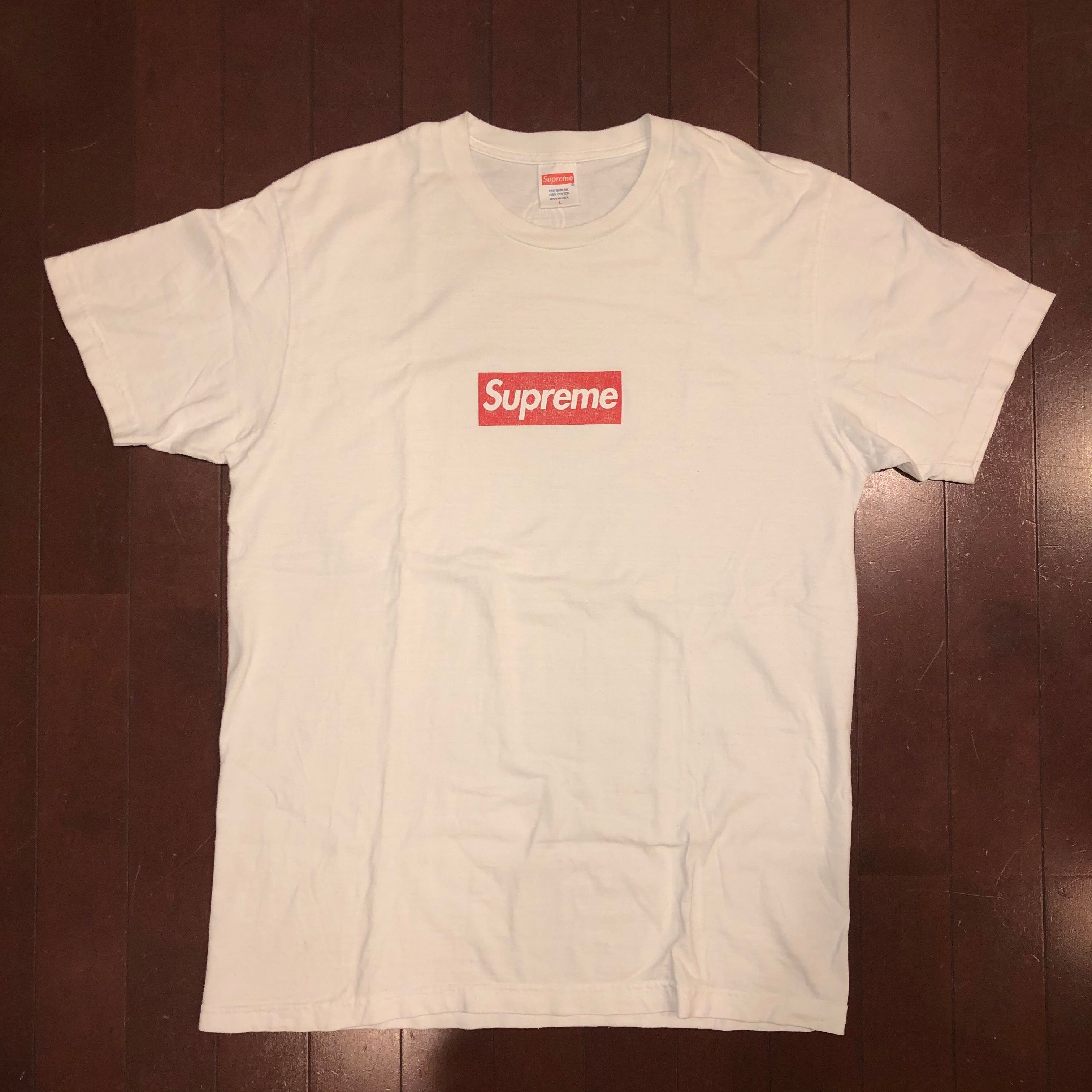 Supreme 20th Anniversary Box Logo Tee "White"