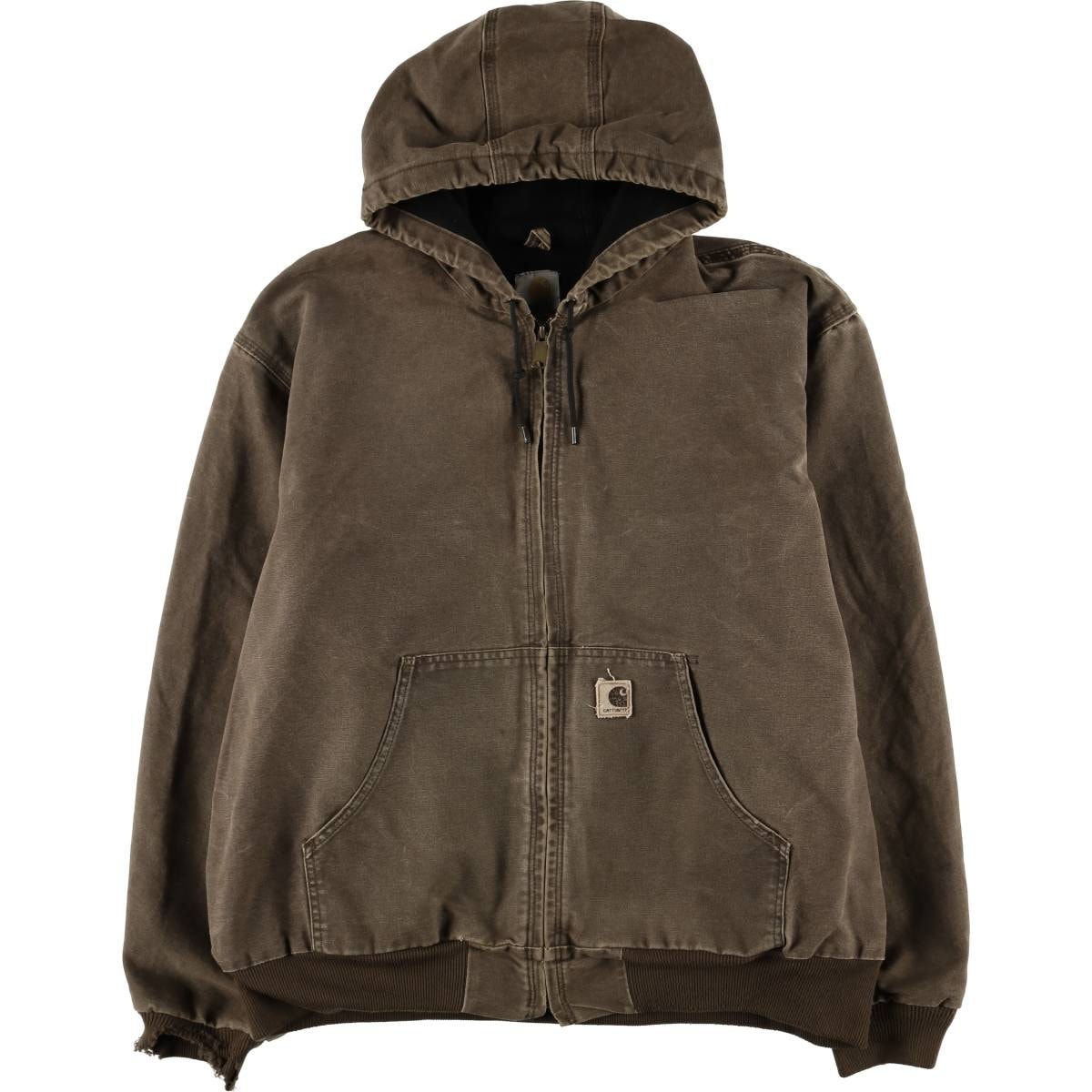 古着 00年代 カーハート Carhartt アクティブジャケット ダックフルジップパーカー メンズXXL相当/eaa561984
