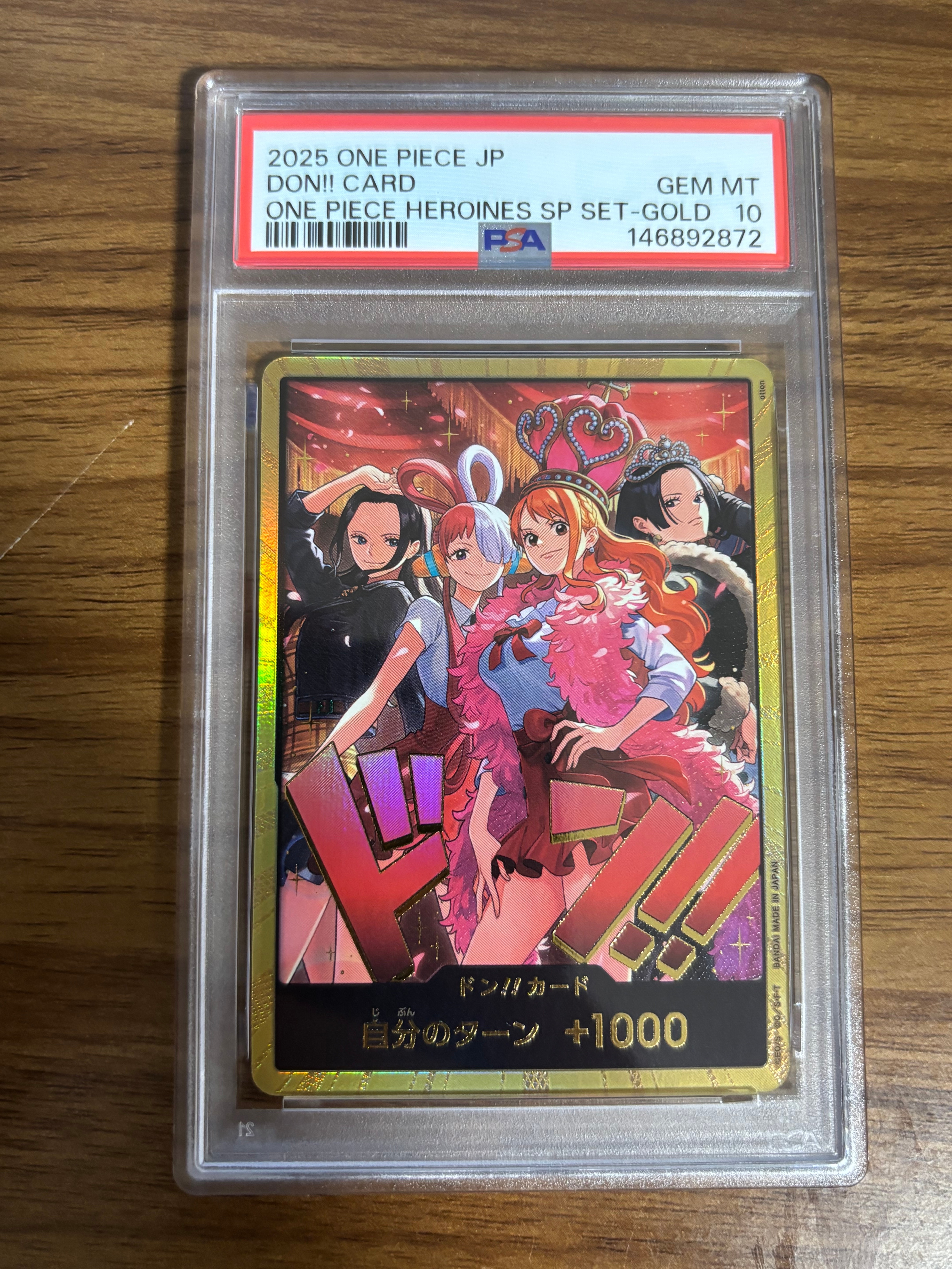 PSA10】ドン!!カード : ロビン&ウタ&ナミ&ハンコック スーパーパラレル