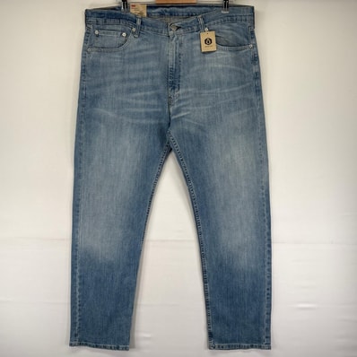 古着 デッドストック リーバイス Levi's デニム パンツ 505 ストレート ジーンズ ジーパン 長ズボン タグ付 W40 L32 ブルー系 メンズ