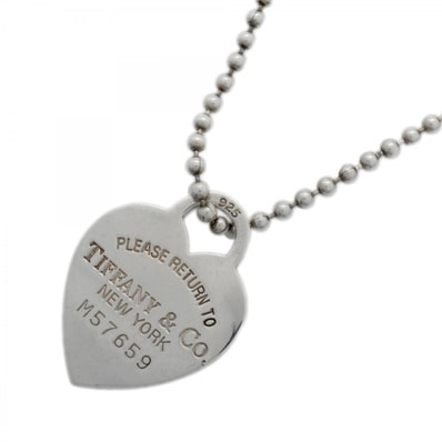 ★最終価格【6jgb0001】ティファニー ネックレス リターントゥハート/ボールチェーン シルバー925【中古】レディース