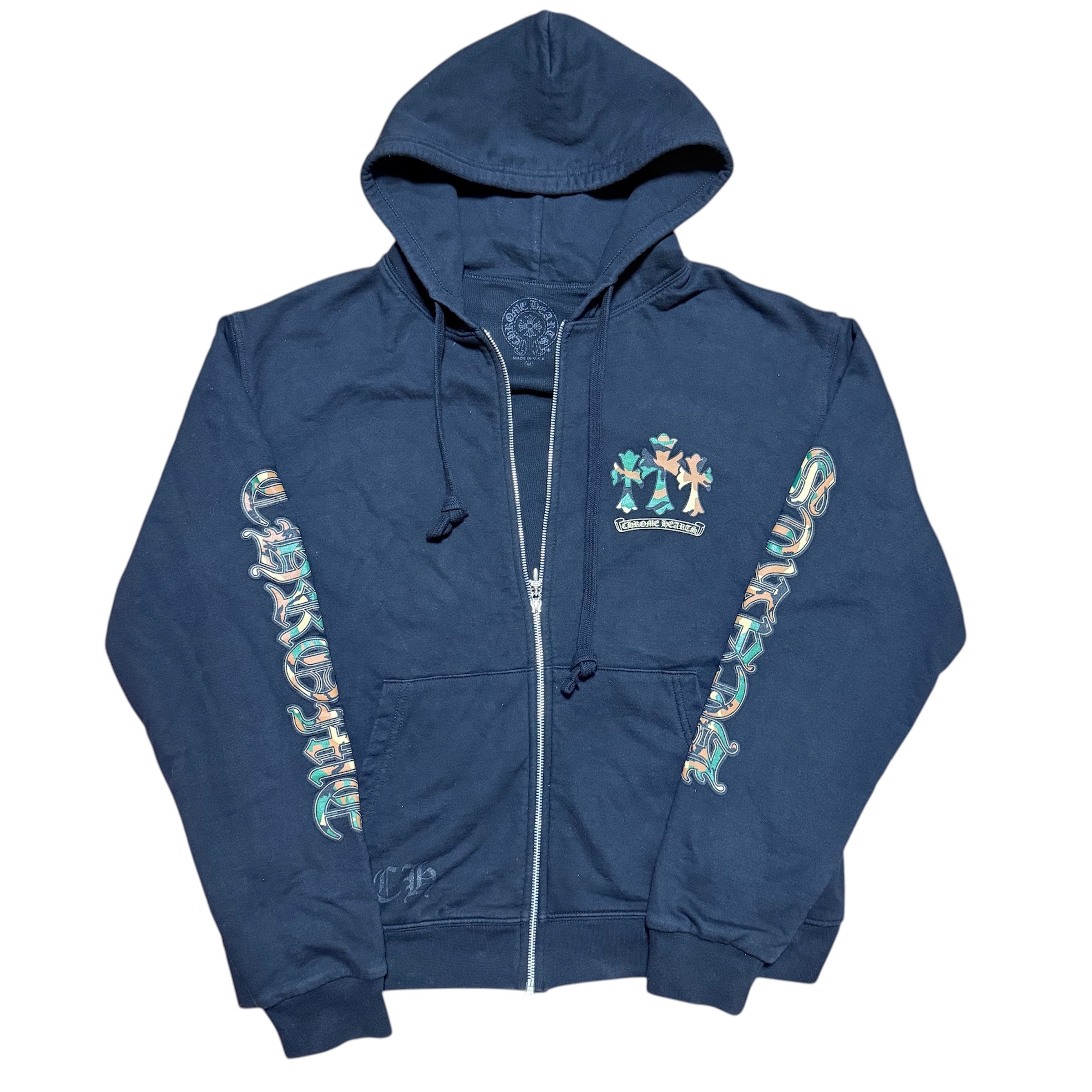 クロムハーツ ZIP UP HODIE CAMO HORSE SHOE M