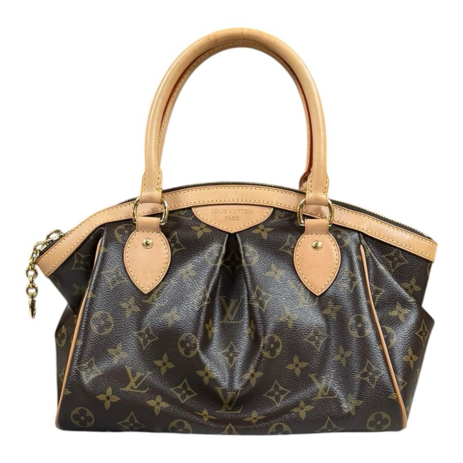 ルイヴィトン ティボリPM モノグラム ハンドバッグ モノグラムキャンバス M40143 ブラウン レディース LOUIS VUITTON  中古