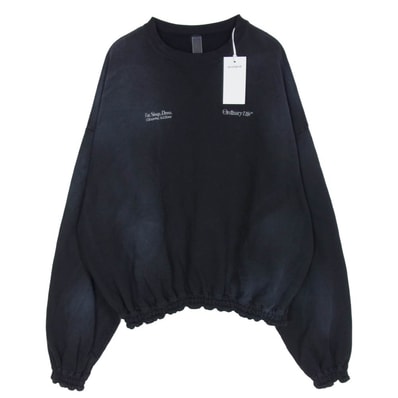 SHINYAKOZUKA シンヤコヅカ スウェット 25AW 2502SK94 WASHED ORDINARY HOME HIS CREW ウォッシュ オーディナリー ホーム ヒズ クルー クルーネック スウェット ブラック系 M【中古】