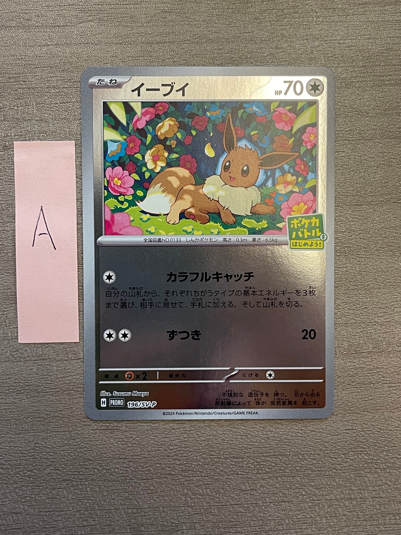 イーブイ：ポケカバトルをはじめよう！ PROMO SV-P 5枚セット イーブイ P [SV-P-SM 196](プロモカードパック「ポケカバトルをはじめ
